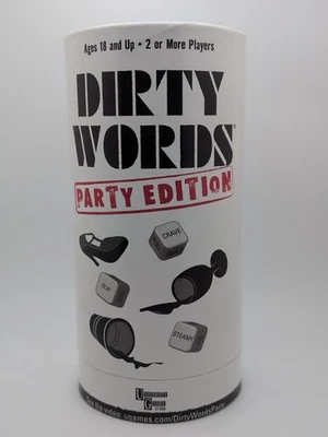 DIRTY WORDS Party Edition Adult Dice Game 100% COMPLETE 2019 University Games - Image 1 of 4