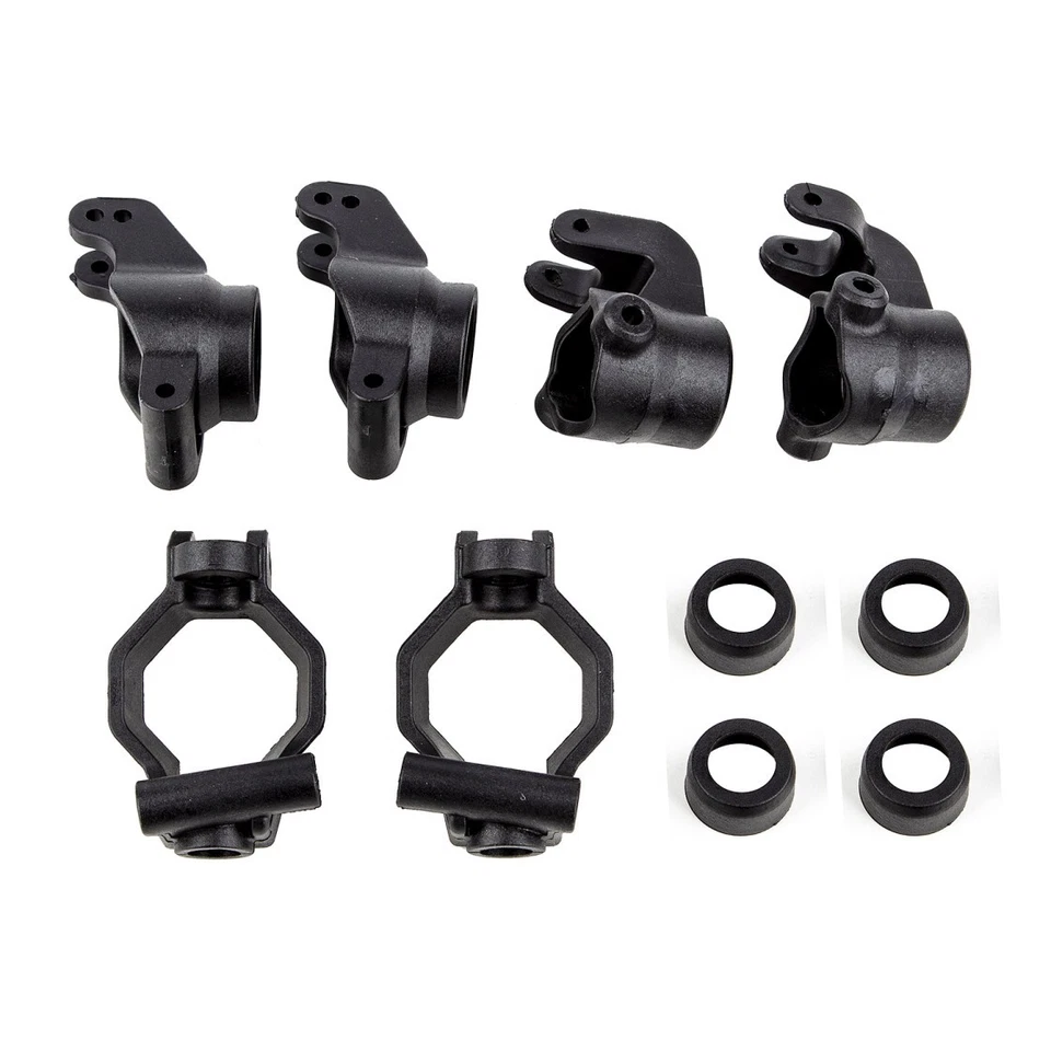 Team Associated RIVAL MT8 Caster Blocks, Steering Blocks, Rear Hubs Set AE25915 - Bild 1 von 1