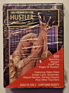 Juego de cartas coleccionables Hustler 1992 edición Premier coleccionista adulto caja sellada 100 - Imagen 1 de 6