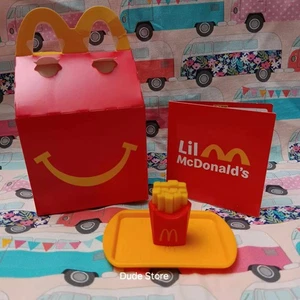 2025 Lil McDonalds Happy Meal Spielzeug #01 - Pommes Frites & Tablett - Neu - Bild 1 von 3