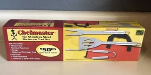 Chefmaster™ 4pc Stainless Steel Barbeque Tool Set 024409497131 - Picture 1 of 5