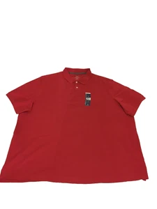 Nueva camisa polo de golf George con cuello de 2 botones manga corta piqué para hombre talla 2XL - Imagen 1 de 7