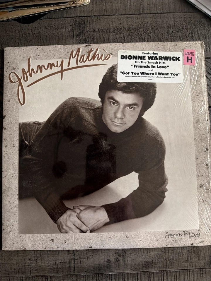 Johnny Mathis Friends In Love 1982 Columbia LP Record Album Vinyl FC37748 Hype - Image 1 of 4