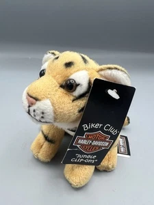 Harley Davidson Clip-On Roaring Tiger Biker Cub Jungle Tag Vtg Collectible Works - Picture 1 of 8
