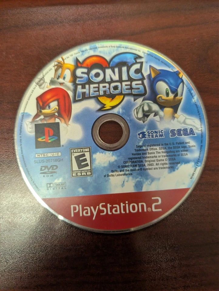Sonic Heroes (PlayStation 2 PS2) NO TRACKING - DISC ONLY 2400 - Image 1 of 1