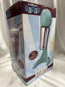 Neu im Karton Salton Diner Malt Shoppe Shake Mixer Maschine DM22G grün mit 2 Rührbechern - Bild 1 von 3