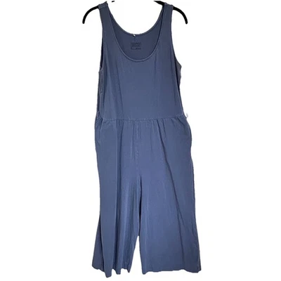 Mameluco Patagonia Mezcla Algodón Orgánico Pierna Ancha Bolsillos Cortos Azul Para Mujer Talla M Foto 1 de 4