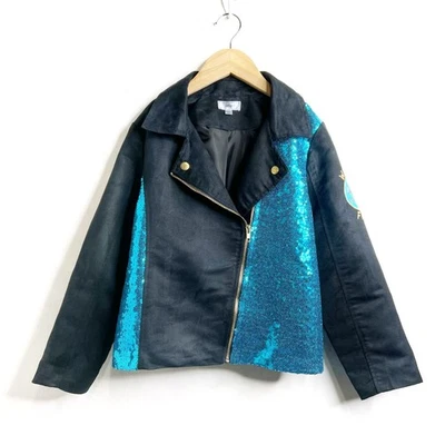 Chaqueta de gamuza sintética Disney D-Signed Descendants “Wickly Fierce” talla L niñas Foto 1 de 4