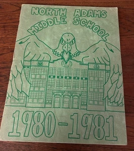1980-1981 North Adams Middle School  Yearbook Annual Massachusetts Vintage Rare - Picture 1 of 8