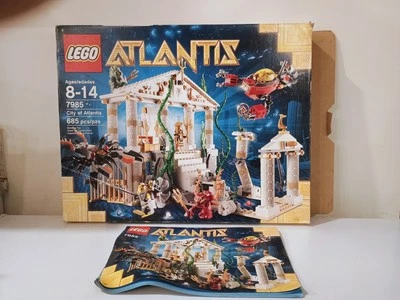 Lego ATLANTIS 7985 Box And Instructions Only USED - Image 1 of 4