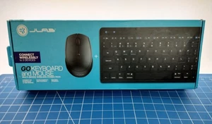 JLab GO Connect Pacchetto Tastiera e Mouse Wireless a 3 Dispositivi - Nero - Nuovo - Foto 1 di 3