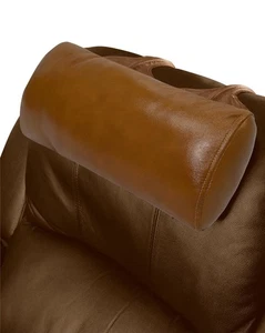 BOWERBIRD Cuero Genuino Reclinable Cabeza Almohada-Almohada Cabeza y Cuello-Reposacabezas... - Imagen 1 de 7