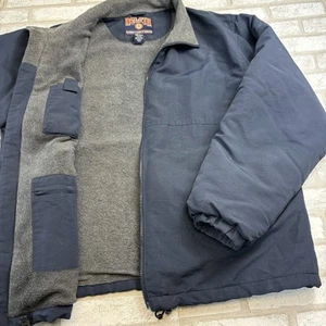 Duluth Trading Company Jacke Mantel Herren L Large blau Fleece gefüttert warm - Bild 1 von 9