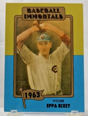 1980 TCLM Baseball Immortals #94 - Eppa Rixey - Chicago Cubs - Excellent - Image 1 of 2