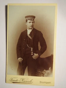 Student in Couleur con cinta punta gorro palo - CDV Stuttgart / Studentika - Imagen 1 de 2