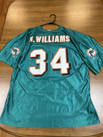 Reebok Miami Dolphins Ricky Williams XL NFL Football Jersey Cover