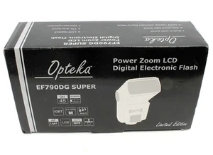 Opteka EF790DG SUPER Power Zoom LCD Digital Electronic Flash - Picture 1 of 2