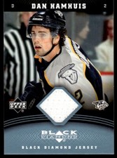 2006-07 Upper Deck Black Diamond Jerseys Dan Hamhuis Nashville Predators #J-DH