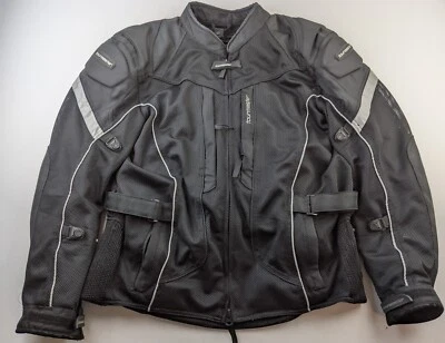 Tourmaster Sonora 3/4 Air Jacket Men XLT Heavy Armored Shoulder Back Motorcycle - Image 1 of 4