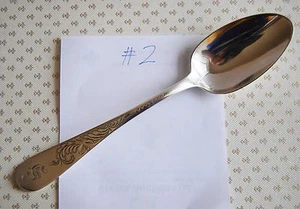 Antique Very Rare James C. Bates Monogrammed Sterling Silver Spoon 8 1/8'' #2 - Picture 1 of 4