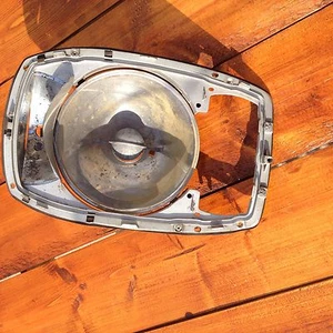 Oldtimer Mercedes Scheinwerferrahmen mit Reflektor gebraucht - Bild 1 von 4