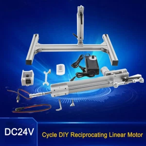 DIY Design Cycling Reciprocating Motor Linear Actuator Stroke 3-15cm Adjustable - Picture 1 of 11