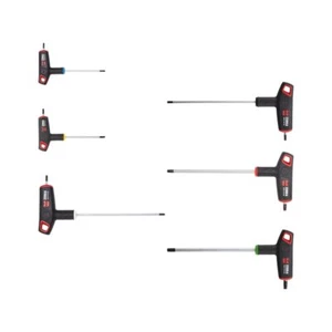 Chiavi a T Cacciaviti Torx 6pz a Due Teste Set 10-40 - WÜRTH 061311906 - Foto 1 di 8