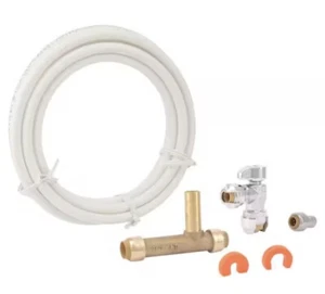 SHARKBITE 26038 1/2"X1/4" X 10' BRASS PUSH-TO-CONNECT ICE MAKER INSTALLATION KIT - Picture 1 of 2