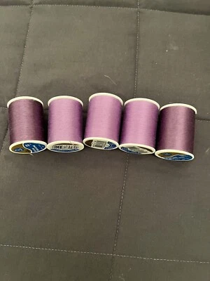 Lot5 Coats & Clark All Purpose 37% Mercerized Cotton 63% Polyester 300 Yd Thread - Image 1 of 3