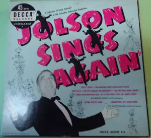 AL JOLSON ~ Jolson Sings Again 4 X 45rpm Vinyl Record Set in Canada - Picture 1 of 2