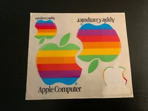 3 Vintage Apple Stickers from 1980 (very old) ref.695 - Picture 1 of 2