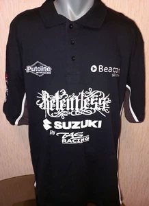 Moto Suzuki Relentless TAS Racing polo shirt (Size 2XL) - Picture 1 of 8