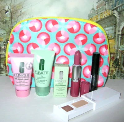 CLÍNICA 7 piezas MASCARILLA DE ALTO IMPACTO 14 CIRUELA POP LÁPIZ LABIAL SOMBRA DE OJOS DÚO 01 COMO VISÓN Foto 1 de 2