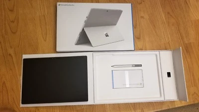 Microsoft Surface Pro 4 128GB, Wi-Fi, 12.3in - Silver + Pen - Image 1 of 4