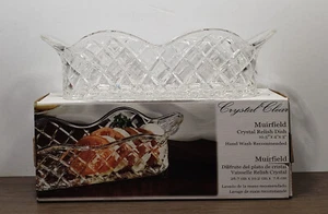 Crystal Clear Muirfield Crystal Relish Dish - Imagen 1 de 2