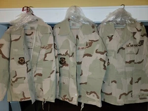 U.S. Airforce Uniformen - 5 Desert, 3 Woodland Sets mit Extras Top Zustand - Bild 1 von 17