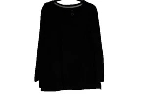 Isaac Mizrahi Live! Essentials Pima Cotton scoop neck Knit Top, 1X A389762 - Picture 1 of 3