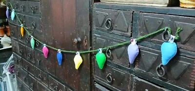 Bola de Navidad Artesanal Bunting, Guirnalda Decoración Nuevo en Caja Foto 1 de 4