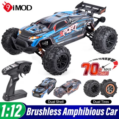RC 4CH Amphibienfahrzeug 1/12 70KM/h High Speed 2.4G Bürstenlos Off-Road Auto - Bild 1 von 4