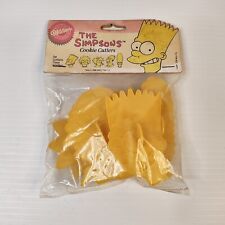 Vintage 1990 Wilton The Simpsons Cookie Cutters set of 5 Cutters - New Old Stock