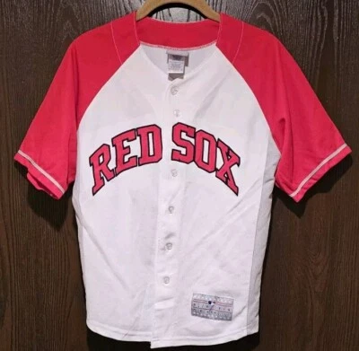 Camiseta de beisebol juvenil Red & White Jacoby Ellsbury Boston Red Sox #2 média 10-12 - Imagem 1 de 2