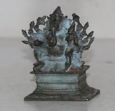 1860's Old Vintage Copper Hindu Lord Ganesha Statue/Figurine Collectible 7995