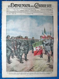 La Domenica del Corriere 10 agosto 1919 Epernay - Milano - Amedeo di Savoia - Picture 1 of 1