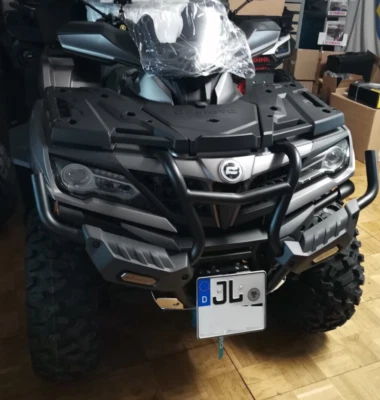 klappbarer Kennzeichenhalter Nummernschildhalterung CFMoto CForce 450-1000 - Bild 1 von 4