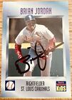 Brian Jordan autographed auto Cardinals 1997 Sports Illustrated SI for Kids card