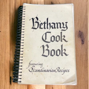 "Bethany Cook Book" Scandinavian Sioux Falls S.D. Home Auxiliary Lutheran 1961 - Picture 1 of 6