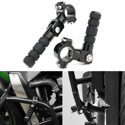 1 par de estriberas de barra de choque de motor de carretera aptas para Suzuki GSF 400 Bandit 1989-1997 Foto 1 de 4