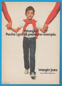 WRANGLER: Jeans Anno 1977 pubblicità advertising werbung clipping MA1355 - Picture 1 of 1