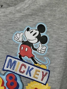 Womens JUNIORS Waisted T-shirt Disney Mickey Mouse XXL (19) New - Picture 1 of 5
