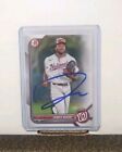James Wood Signed IP 2022 Bowman Draft Paper Nationals Rookie Rc Auto Autograph